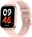 Siemorl Smartwatch für Damen, Fitness 1,69" Touchscreen mit Pink 