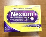42 CAP'S Nexium 24hr Esomeprazole 20mg Acid Reducer Heartburn Relief EXP:06/2026