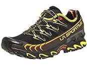 La Sportiva Men's Ultra Raptor Trail Running Shoe Black / Yellow 47 M EU / 13 D(M) US