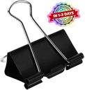 Extra Large Binder Clips (36 Pack) 2 Inch, Big Paper Clamps for Office Supplies