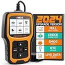 ANCEL AD410 Enhanced OBD II Vehicle Code Reader Automotive OBD2 Scanner Auto Check Engine Light Scan Tool (Black/Yellow)