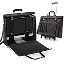 CURMIO Rolling Carrying Bag with Wheels Compatible for Apple iMac 27 inch Desktop Computer, Detachable Trolley Storage Case Compatible with iMac 27” Monitors and Accessories, Black (Patent Pending)