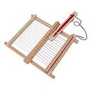 STOBOK Educational Toys Weaving Machine for Adults Diy Handloom Loom for Kids Loom Kits for Beginners Toys for Adults Weaving Loom for Adult Wood Toys Small Production Aldult Child Wooden