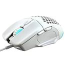 LAPOOH USB Wired E-Sports Mouse Gaming Mouse with Breathing Light Adjustable DPI for Laptop Desktop PC Computer