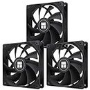 Thermalright TL-C12C X3 CPU Fan 120mm Case Cooler Fan, 4pin PWM Silent Computer Fan with S-FDB Bearing Included, up to 1550RPM Cooling Fan（3 Quantities）