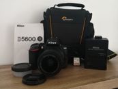 Nikon D5600 24.2 MP Digital SLR Black Camera with 18-55mm f/3.5-5.6G VR Lens