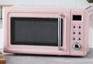 New Retro Style Pink Digital Microwave 20 Litre 800W Kitchen Oven Appliances