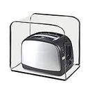 Toaster Cover,Waterproof Toaster Cover 2 Slice Bread Maker Cover,Kitchen Small Appliance Covers,Clear Toaster Dust Cover,Toaster Covers for Most Standard 2 Slice Toasters,Microwave Oven Cover