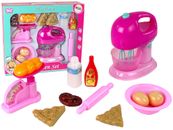 Mixer Haushaltsgeräte Kinderküchenset Spielzeugtoaster Rosa Batteriebetrieben