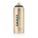 Montana Cans 285783 Spray Dose Gold, Gld400, S9000, 400 ml, Shock black