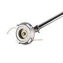 OREZEN Aluminum Grass Trimmer Head |BC 410 | for All Brush Cutter Head | with 4 Nylon Lines for Brush Cutter