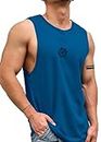 AUSK Men Vest || Gym Tshirt for Men || Sports Fitness t Shirt for Mens (Color-Teal)