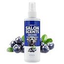 Bark2Basics Salon Scents Pet Grooming Cologne - 8 oz, Natural Professional Groomer Grade Perfume Deodorant for Dogs and Cats, Long Lasting, Deodorizing (Blueberry Pie)