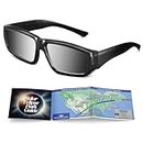 Medical king Solar Eclipse Glasses Approved 2024 (1 pack) CE and ISO Certified Safe Shades for Direct Sun Viewing + Bonus Eclipse Guide With Map