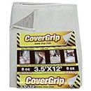CoverGrip 351208 - Panno di sicurezza in tela, 8 once, marrone chiaro, 3,5 x 32 '- pollici