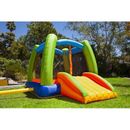 Sportspower My First Jump 'n Play 12 feet Inflatable Bounce House w/ Lifetime Warranty on Heavy Duty Blower in Blue/Orange/Yellow | Wayfair