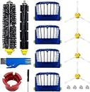 Replacement Parts Accessories Kit for irobot Roomba 600 Series 694 676 675 692 695 677 671 655 645 690 680 660 650 620 614 Vacuum Cleaner,4 Filter,4 Side Brush,1 Bristle and Flexible Beater Brush