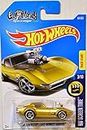 Hot Wheels 2017 Hw Screen Time '68 Corvette Gas Monkey Garage 99/365, Gold, 1:64 Scale, Multi