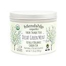 Friendship Organics Decaf Green Mint Tea Bags, Organic and Fair Trade 22 Count