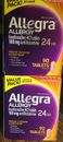 BOTH BOXES Allegra Allergy 90 tablets  Each as pictured  *SEPT 2024*  #2404X2