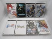 PSP 8Games set Kingdom Hearts , Dissidia Final Fantasy , FF Type-0 & Crisis Core