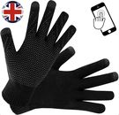 Mens Womens Compression Gloves Warm Grip Smartphone Touchscreen Thermal Gloves