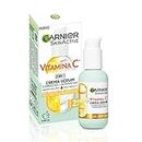 Garnier, Sérum Facial Iluminador y Anti Manchas 2 en 1, Con 20% Vitamina C y SPF25, No graso, Clínicamente probado, 50 ml