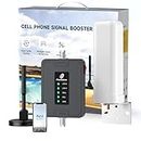 Vehicle Cell Phone Signal Booster for RV Truck SUV | Boost 3G 4G LTE Voice Data for All Canadian Carriers - Bell, Rogers, Telus & More on Band 2 4 5 12 13 17 | Magnetic Roof Antenna | ISED Approved
