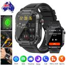 Smart Watch Sports Heart Rate Fitness Tracker Bluetooth Call Body Temperature OZ