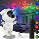 KIDSZILLA Astronaut Galaxy Projector with Remote Control - 360° Adjustable Timer Kids Astronaut Nebula Night Light, for Gifts,Baby Adults Bedroom, Gaming Room, Home and Party (Corded Electric) 2