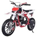 X-PRO Victor Mini Dirt Bike, Gas Power 4 Stroke Dirt Bike! 40CC Pit Bike, Pull Start, 10" Wheels! (Red)
