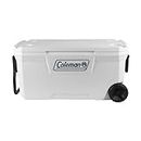 Coleman 100qt/94 LTR Xtreme Marine Wheeled Cooler Perfect for Camping, Picnics and Festivals - Holds 160 Cans