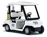 Kinsmart Kinsfun Pull Back Action Golf Cart Vehicle - White, Kid