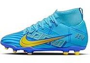 Nike Kylian Mbappe Mercurial Superfly 9 Club Football Shoe, Baltic Blue/White, 5.5 UK