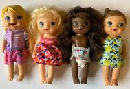 Hasbro Baby Alive Doll Lot of 4 Dolls 2016 - 2017, 11 Inch