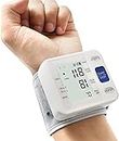 ARSIMAI Blood Pressure Monitor - Wrist Accurate Automatic High Blood Pressure Monitors Portable LCD Screen with Storage Case and Adjustable Cuff Powered by Battery - White