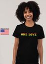 One Love Jamaican soft style t-shirt  Custom Design by Goat Teez Studios