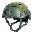 HYOUT Fast Base Jump Helmet PJ Style Airsoft Tactical Adjustable Helmets U.S Tactical Helmet for Paintball Outdoor Sports Hunting Shooting
