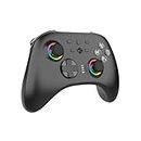 Cosmic Byte Stellaris Controller, 3 Modes Wifi + Bluetooth + Wired for PC, iOS, Android, Hall Effect Magnetic Trigger and Joystick, Macros, 1000mAh Battery, RGB LED (Black)