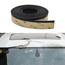LLII Windshield Sunroof Seal Strip roof Trim Molding, Rubber Car Window Seal Strip for Car Front & Rear Windshield/Sunroof/Windows Weather/Sliding Doors Sealing Stripping(16.5FT/5M)