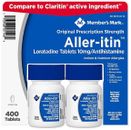 Member's Mark Aller-itin Loratadine Compare to Claritin 10 mg, 400 ct. Exp-1/25+