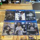 Paquete de juegos para PS4 6 piezas colección Madden 18 Shadow of War The Show 18 FIFA NHL