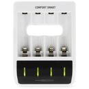 Ansmann Comfort Smart Charger for Rechargeable AA/AAA Batteries
