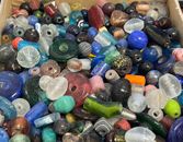 4 POUNDS ASSORTED MULTI-COLOR GLASS BEADS JEWELRY CRAFT MAKING LOOSE BEADS 