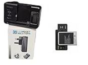 Mr. Gadget's Solutions UNI-549 Universal Phone/Camera Battery External Charger & USB Port - Desktop Charger