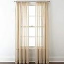 JCPenney Home Bayview Sheer Rod-Pocket Curtain Panel 50 x 95