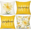 Pillows Summer Decor Indoor Outdoor Home Throw Flowers Patio Furniture Spring 