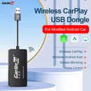 Carlinkit USB Wireless Android Auto Adapter Apple CarPlay Dongle Multimedia Play
