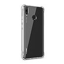 Solimo Thermoplastic Polyurethane Mobile Cover Soft & Flexible Shockproof Back Cover With Cushioned Edges Transparent For Huawei Y9 (2019)