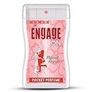 Engage ON Floral Fresh Perfume For Women, Fruity & Floral Fragrance Scent, Skin Friendly, 18ml